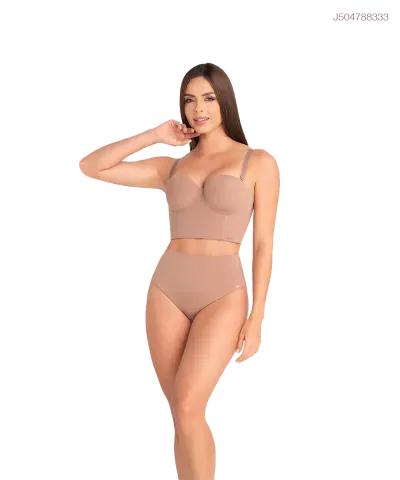 Brasier strapless con base ancha y control de espalda — Cocoa