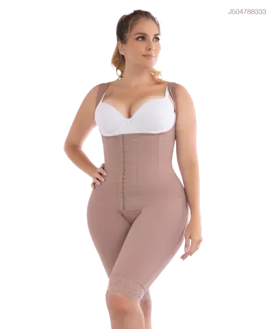 Faja de alta compresión con varillas para moldear cintura y abdomen — Cocoa