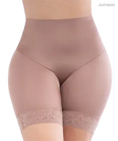 Panty short moldeador de control medio con realce de glúteos y efecto adelgazante — Cocoa