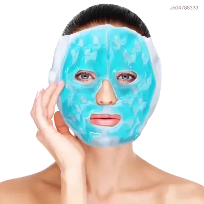 Máscara facial de cryogel para tratamientos postoperatorios y cuidado de la piel — No aplica